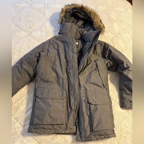 The North Face Other - The North Face Big Boys Down Winter Coat with Fur Trim Hood